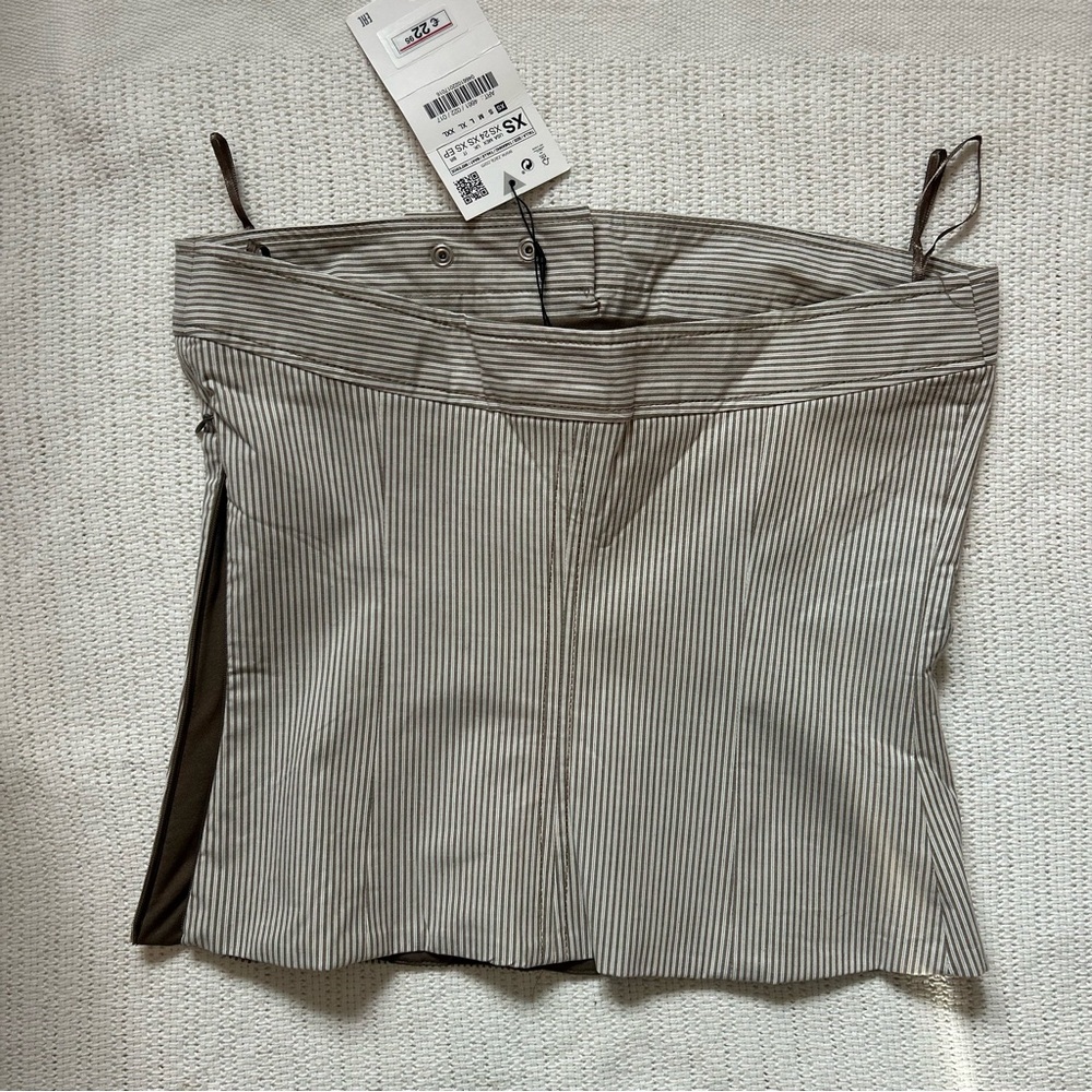 Zara Gray Pinstripe Bustier - Picture 9 of 9